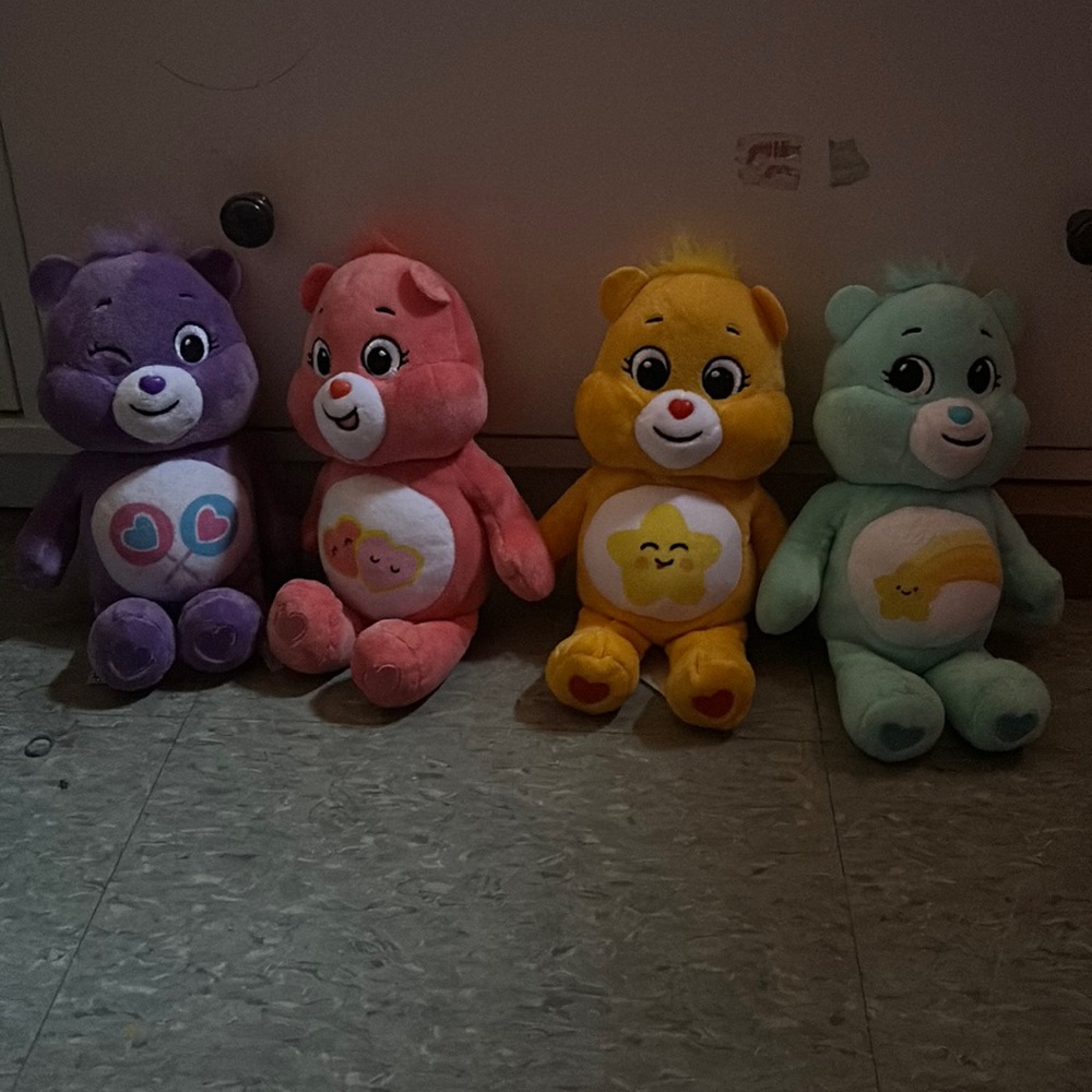 Care Bears 4 pc stuffed toy